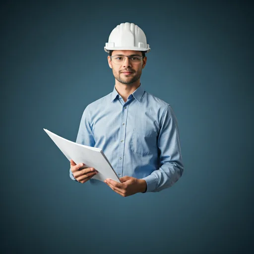 Ingeniero revisando eficiencia