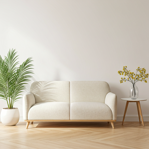 Modern bright living room